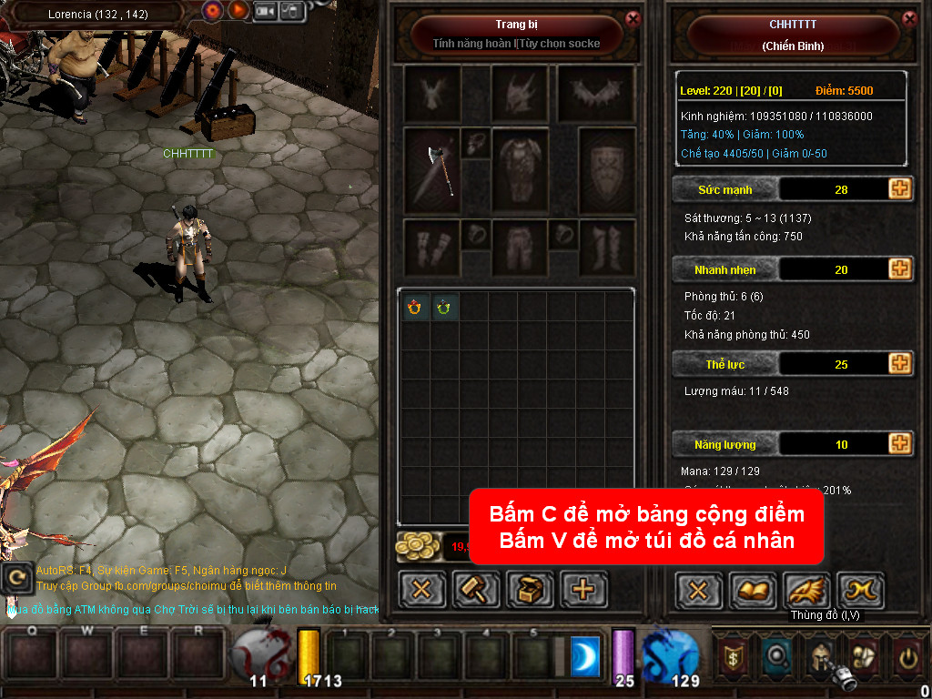 Chức năng chính của Game MU Bắc Nam